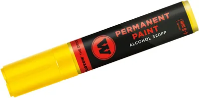 Immagine prodotto di Marcatore Molotow Vernice permanente 320PP Alcool, 4-8 mm, n. 006, giallo zincob