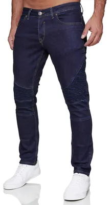 Produktbild von Tazzio Herren Jeans Biker Slim Fit 16517 Dunkelblau 29/34