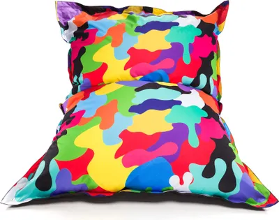 Produktbild von Ecopuf, Sitzsack Pouf, Sack Poufsessel Pufsack Kinder, Erwachene, Muster Dg62-nc14, L 170x135cm