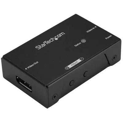 Obrázok produktu pre StarTech.com DPBOOST, 3840 x 2160 px, AV opakovač, 20 m, Čierna
