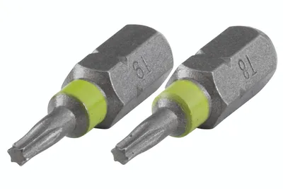 Produktbild von wolfcraft 2 Bits Solid, Torx No. 8 + 9