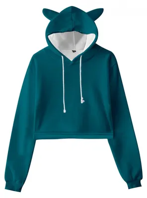 Productafbeelding van Vrouwen Hoodie met Lange Mouwen en Capuchon