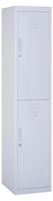 Immagine prodotto di Vinsetto Armadietto 4 Ripiani 2 Porte Chiusura Di Sicurezza Ufficio Garage Officina Acciaio Laminato A Freddo 38x46x180cm Grigio