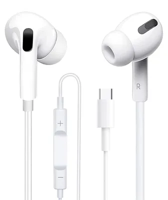Obrázek produktu pro Sluchátka s USB-C připojením pro iPhone 17/16/15 Pro Max, sluchátka do uší s USB-C
