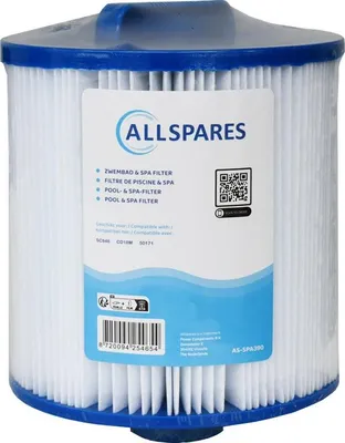 Produktbild von AllSpares Whirlpool Filter geeignet für SC846 / 50171 / 5CH-159 (Ø150x160mm) Wasserfilter für Spa / Whirlpool