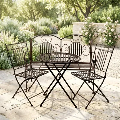 Produktbild von Nostalgisches Gartenmöbel-Set „Culta“ – Ihr neuer Lieblingsplatz im Grünen