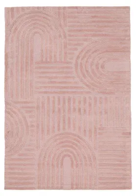 Image de carpetfine Tapis doux poil court Holly 240x340 cm Pêche