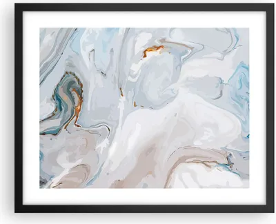 Produktbild von Gerahmtes Poster - Schwarzer Rahmen - Abstraktion modern - 50x40 cm - Wand Bild - Wanddeko - Wandbilder - Kunstposter - Wandposter - Bilderrahmen - Bilder - Kunstdruck - Wandbild - P2BAA50x40-4052