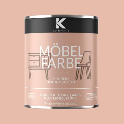 Produktbild von Kenzopaints 750ml Möbelfarbe Möbellack - Terassenwärme aus Cusco