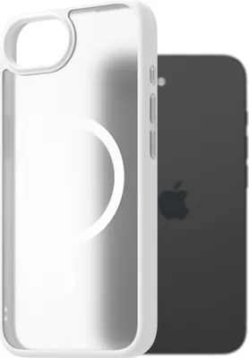 Produktbild von AlzaGuard Matte Hülle, kompatibel mit Magsafe für iPhone 16e, weiß