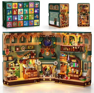 Zdjęcie produktu dla Kalendarz adwentowy 2026 "Magiczna biblioteczka" z oświetleniem