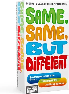 Image de DGTL Detox : jeu de société « Same but different », jeu de cartes amusant pour adultes