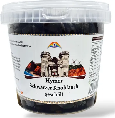 Obrázek produktu pro Hymor loupaný černý česnek 1 kg fermentované stroužky černého česneku