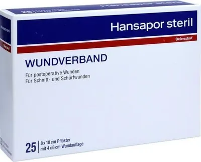 Produktbild von Hansapor steril Wundverband 8x10 cm 25 St