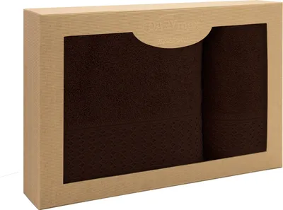 Immagine prodotto di Asciugamano D Cotone 100% Solano Marrone scuro (P) 50x90+70x140 Set