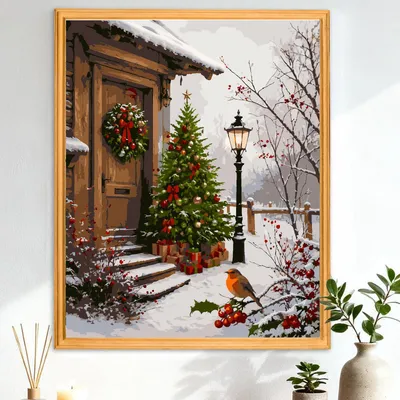Image de Kit de peinture par numéros pour adultes - Avec motif - 40x50 cm - Sans cadre