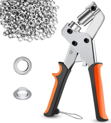Produktbild von Ösenzange 300 Stück, Ösen Set Mit Magnet Für Planen & Zelte, Lochzange Ösenzange Set Für Leder & Karton