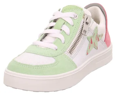 Immagine prodotto di Superfit, scarpe da bambina, modello Stella, colore verde brillante/bianco, codice prodotto 7500