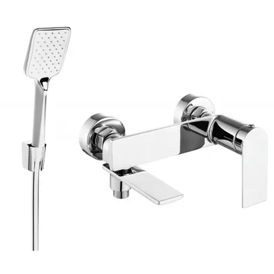 Obrázek produktu pro Mexen Zero R62 vanová baterie se sprchovou sadou, Chromovaná - 7113R62-00
