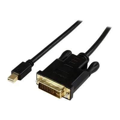 Obrázok produktu pre StarTech.com MDP2DVIMM3BS, 0,9 m, Mini DisplayPort, DVI-D, Samec, Samec, Priamy