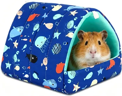 Productafbeelding van Kuscheltunnel voor kleine huisdieren, wasbaar, tunnelvormig, geschikt voor cavia's, hamsters en konijnen