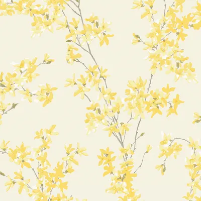 Produktbild von Laura Ashley Vliestapete Forstyhia Blumen 1000x52cm