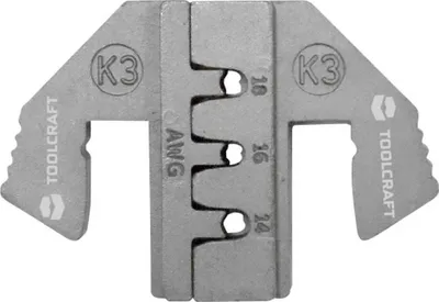 Produktbild von TOOLCRAFT PLE-0K3 Crimp-Einsätze Geeignet für Stecker: DEUTSCH Quetschbereich AWG: 14 bis 18 awg Passend für Marke (Zan