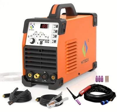 Produktbild von TIG-Schweißgerät – 220V AC/DC – Digitale Steuerung – 200A Impulsstrom – Kompakt