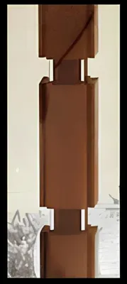 Produktbild von Vitrine Holzschränke Glasvitrine Schrank Eckvitrine Braun Italienische Möbel Neu