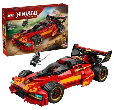 Produktbild von LEGO NINJAGO 15-jähriges Jubiläum: X-1 Ninja Supercar - Rennwagen Modellbau mit Motorrad und 3 Minifiguren inkl. Kai - Geschenkidee für Jungen ab 14 Jahren und erwachsene Fans - 71867