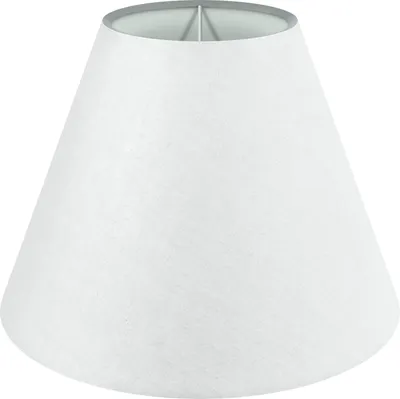 Produktbild von Wogati® Premium Lampenschirm E14/E27 Baumwolle | Weiß / Größe: XS