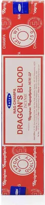 Produktbild von Satya Dragons Blood Räucherstäbchen 15g – Harziges Räucherwerk aus Indien