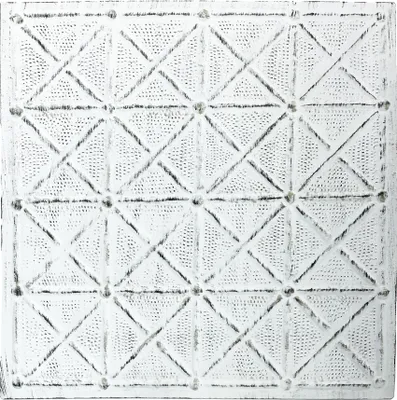 Obrázek produktu pro Nástěnná dekorace 50x50cm, bílá