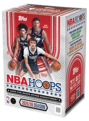 Obrázok produktu pre Topps Hoops Basketball 2025/26 – Value Box – NBA – Basketball Cards
