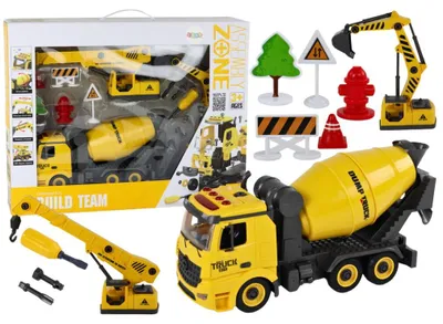 Obrázok produktu pre Stavebné vozidlá pre otáčanie svetiel zvuk 1:12