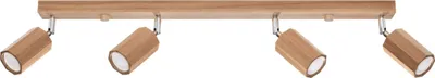 Produktbild von Deckenleuchte ZEKE 4 Eiche 4xGU10 10W Holz 20x5x80cm Sollux Lighting