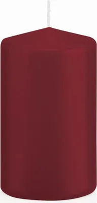 Produktbild von INNA-Glas Stumpenkerze MAEVA, bordeaux, 10 cm, Ø6 cm, 33h - Germany - Deko Kerze