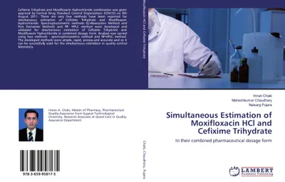 Produktbild von Simultaneous Estimation of Moxifloxacin HCl and Cefixime Trihydrate