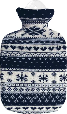 Produktbild von Wärmflasche mit Strickbezug 2 L Norweger Strickbezüge aus Baumwolle