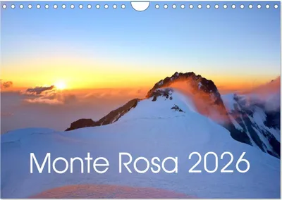 Image de Monte Rosa (calendrier mural 2026 DIN A4 paysage), calendrier mensuel CALVENDO
