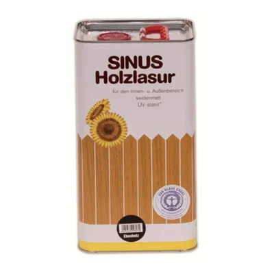 Produktbild von 1 x SINUS Holzschutzlasur Holzlasur wetterfest für Hölzer im Innen- und Außenbereich - 5 Liter in Teak