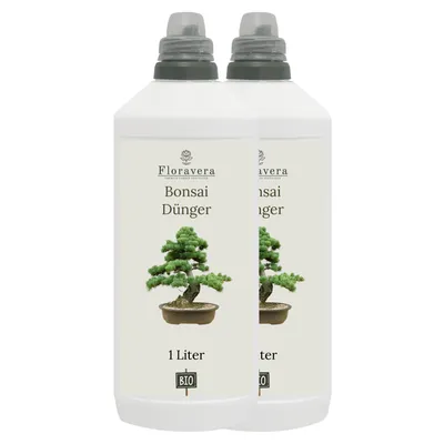 Produktbild von Floravera Premium Bonsai Flüssigdünger 2 x 1 Liter Bonsaidünger Dünger