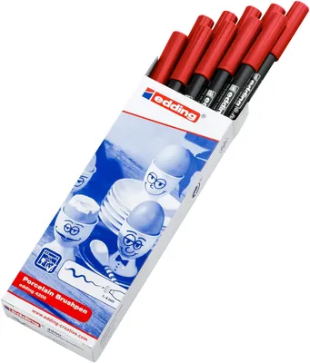 Produktbild von Edding - Brushpen 4200 porzellanrot | 10 Stück