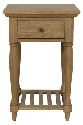Produktbild von Nachttisch im Shabby-Chic-Stil aus Eiche
