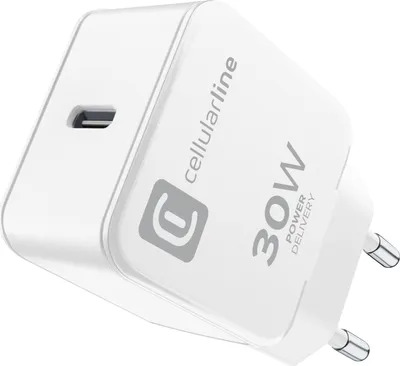 Image de Cellularline ACHGOOUSBCPD30WK chargeur d'appareils mobiles Téléphone portable, Smartphone, Tablette Noir Secteur Intérieure