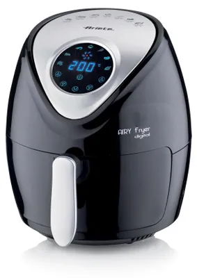 Immagine prodotto di Ariete Airy Fryer Digital Friggitrice ad Aria Calda Singolo Nero Argento