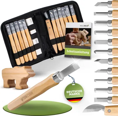 Produktbild von Design AS GmbH Schnitzset 17-teilig schwarz Sonstige