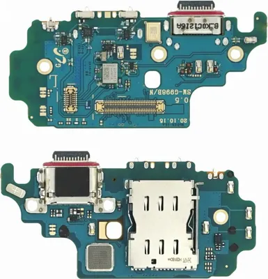 Produktbild von Original Ladebuchse SIM Platine Mikrofon USB Dock Connector für Samsung Galaxy S21 Ultra G998B & Werkzeug