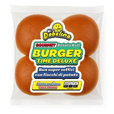 Zdjęcie produktu dla Mr Dobelina Potato Roll Burger Bun Gourmet 80g