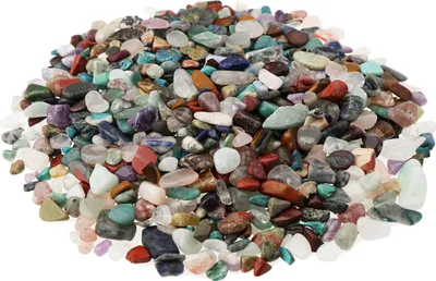 Produktbild von NKlaus 500g Trommelsteine Mix 5 - 15 mm Heilsteine Edelsteine Schmucksteine Dekoration 14687